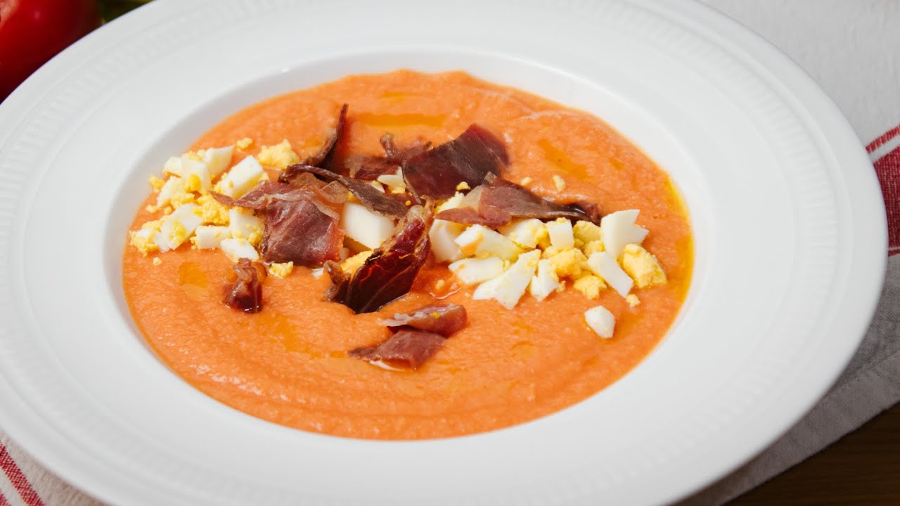 Como hacer SALMOREJO CORDOBÉS. Receta fácil y Rápida.