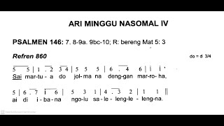 [Batak Toba] Minggu, 1 Februari 2026 - ARI MINGGU NASOMAL IV (Paopathon) - Psalmen Hatopan - Taon A