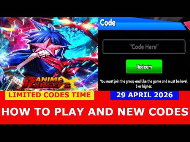 HOW TO PLAY and NEW CODES* [🎊 1 YR] Re:Rangers X ROBLOX | APRIL