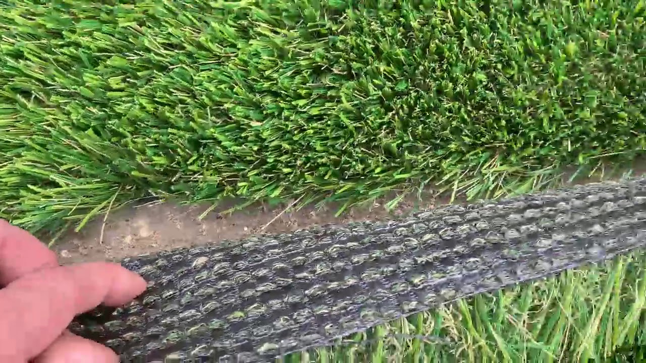 Trimming Artificial Turf in Preparation for Seaming - YouTube