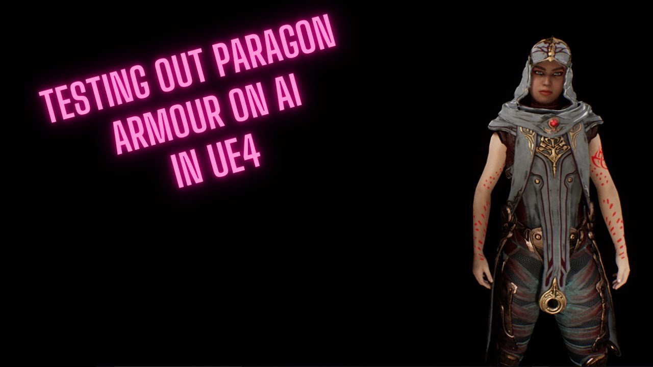 Testing Paragon armor on a CC3 char AI
