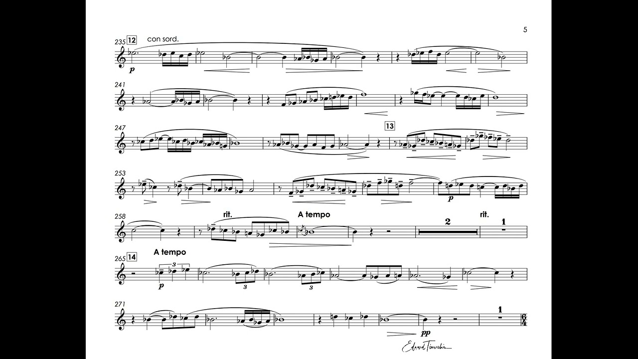 Arutunian, Alexander - Trumpet Concerto - Pacho Flores trumpet Bb