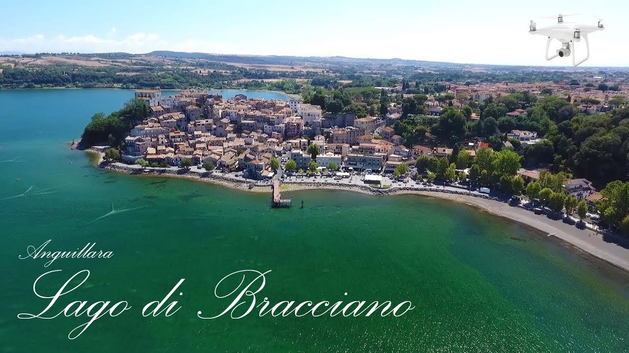 Anguillara Sabazia (RM) - Lago di Bracciano - Riprese aeree con il drone