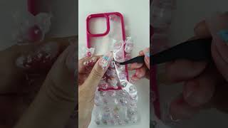 Cute & Colorful 3D Sticker Phone Case Decorating ASMR 🌈💖 Sanrio • Kitty • Dinosaur • Black Cat screenshot 1