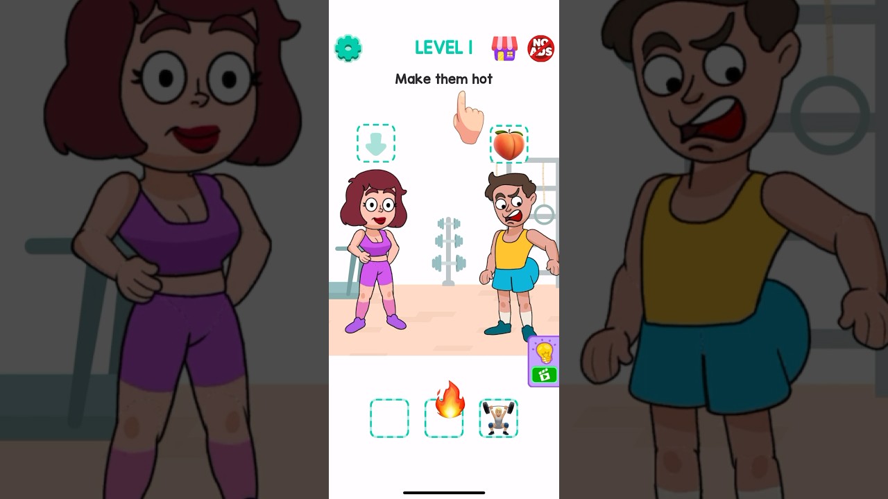 Make Them Hot 😍 Emoji Story: Tricky Puzzles | Level 1 |