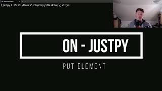 Python - JustPy - Input element