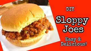 DIY Sloppy Joes (Better than Manwich)