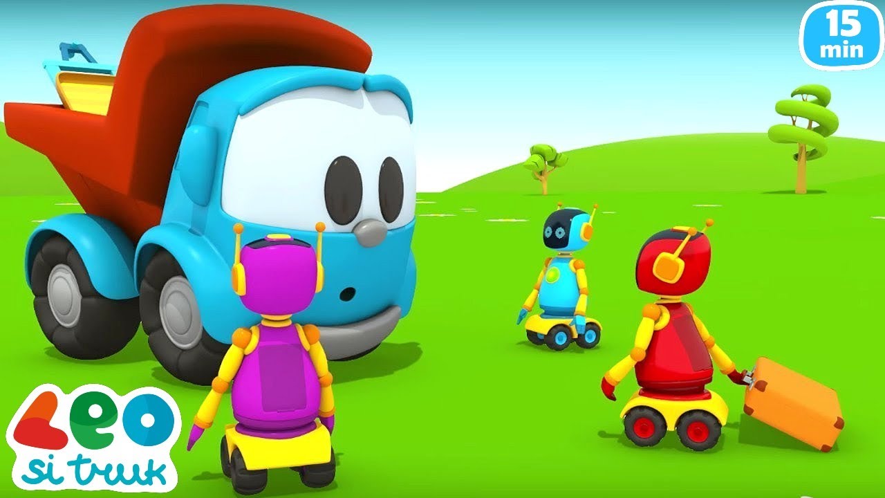 Game mobil dengan Leo si Truk & kendaraan untuk anak.