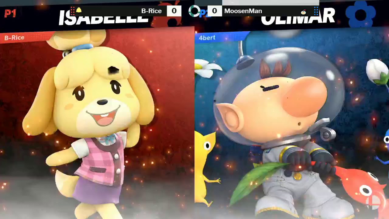 SOS 183 Winners Round 2 - B-Rice (Isabelle) vs MoosenMan (Olimar) - YouTube