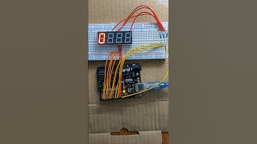 Arduino project 💡 4 digit 7 segment display