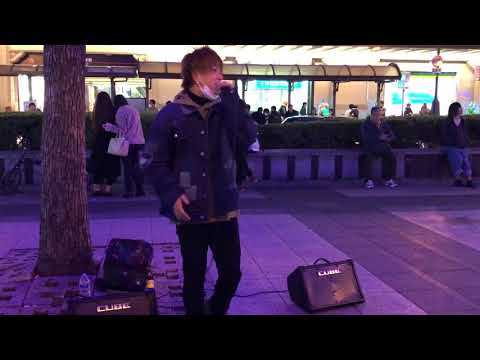YU-8 cover『MONGOL800/小さな恋のうた』2017/11/26@大阪難波路上