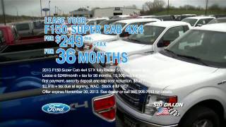New F150 Super Cabs Leasing from $249/mo at Sid Dillon Ford