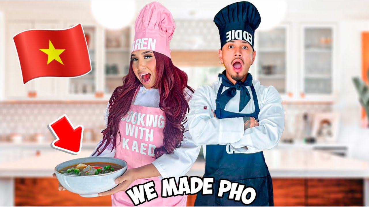 COOKING W/ KAED *MAKING PHO*