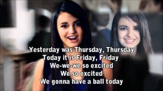 Rebecca Black - Friday (Karaoke with Background Vocals) + lirycs