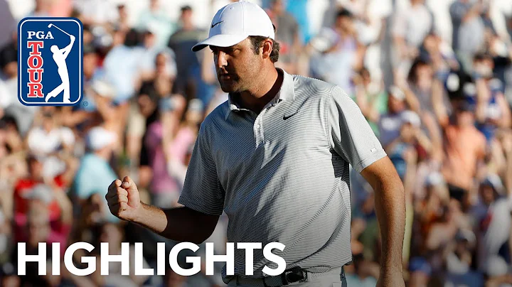 Scottie Schefflers Round 4 winning highlights from...