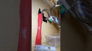 How To Change A Leaking Bathroom Faucet In 60 seconds #diythursday #fyp #reels #milwaukee