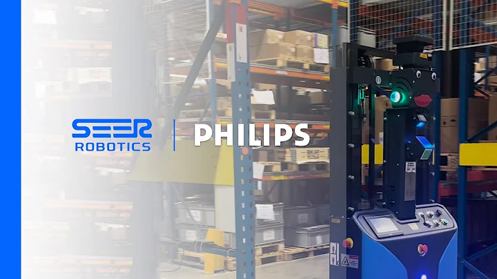Autonomous forklift at Philips Netherlands factory