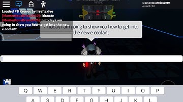 Roblox:pinewood computer core how to get into the new e coolant