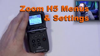 Zoom H5 Menus, Settings & Levels