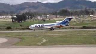 Boeing 727 Hot Landing At Sucre, Bolivia - 20022007