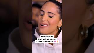 Throwback to Snoh Aalegra singing I Want You Around 💞😍 #Shorts