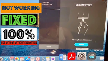 Samsung SSD T5 T7 Not Working MacBook - "Fixed 100% Working".