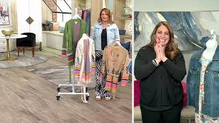 Denim &amp; Co. Canyon Retreat Wrap Front Fringe Sweater on QVC by QVCtv 9 views 2 hours ago 7 minutes, 58 seconds