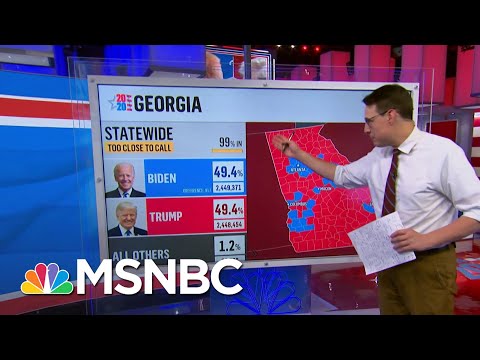 Kornacki: Biden Takes The Lead In Georgia, Further Gains Possible | MSNBC