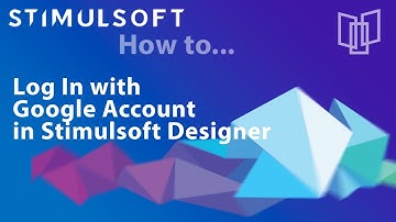 Reporting and Dashboards Software: Log In with Google Account in Stimulsoft Designer [Shot on v2020]