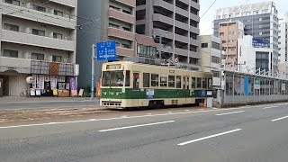 広島電鉄700形714号 十日市町発車