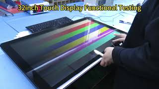 32inch Touch Display Functional Testing