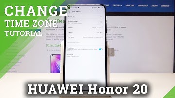 How to Change Date & Time in HUAWEI Honor 20 - Time Settings