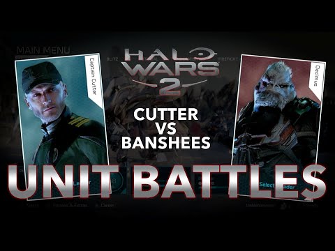 Cutter Vs Decimus Banshees (Halo Wars 2  2021)