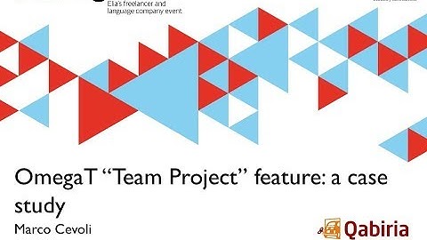 OmegaT “Team Project” feature: a case study