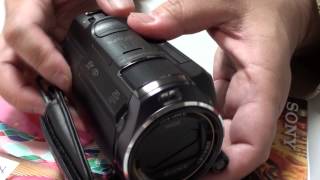 Sony HDR PJ630V unboxing - YouTube