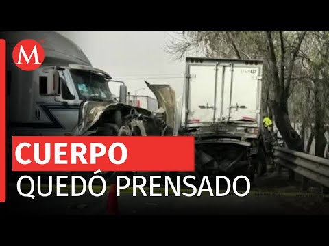 Choque fatal en Autopista México-Querétaro deja 1 muerto y 4 heridos