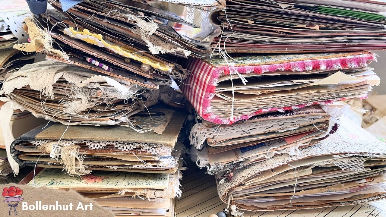 6 Jahre Junk Journals – Was wirklich in meinen Büchern passiert ist! ❤️ Bollenhut Art