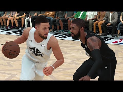 NBA Live 18 All Star Game Sim Updated 2018 Uniforms,  2018 All Star Court LA NBA Live Gameplay