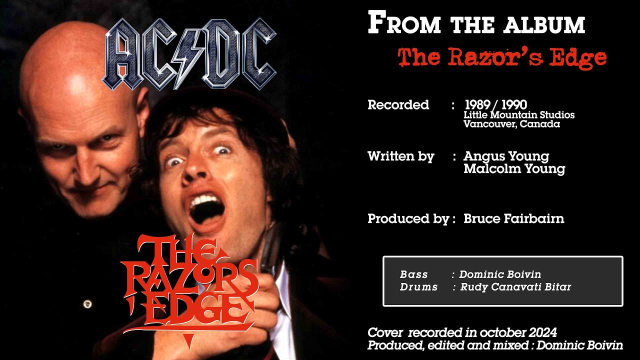 AC/DC - The Razor's Edge (Drum and bass cover) - YouTube