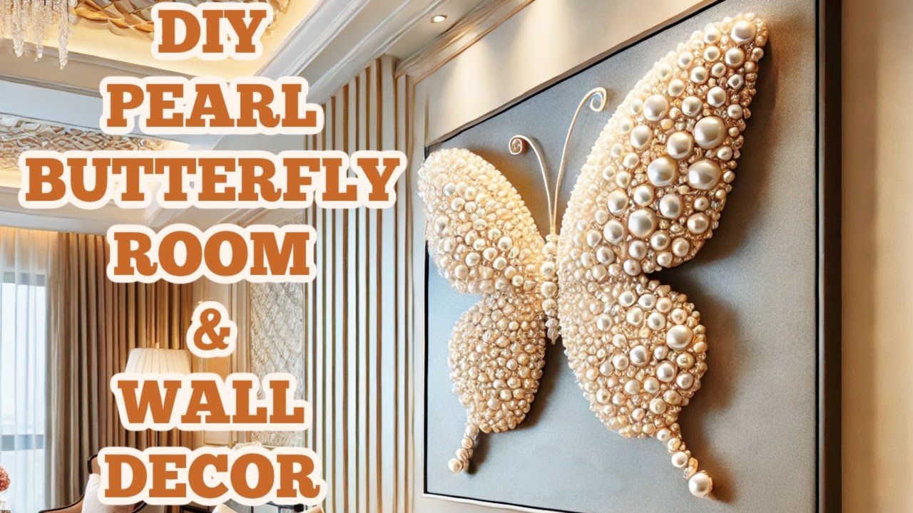 DIY BUTTERFLY ROOM & WALL DECOR (inspirational) #diy #homedecor #craft ...