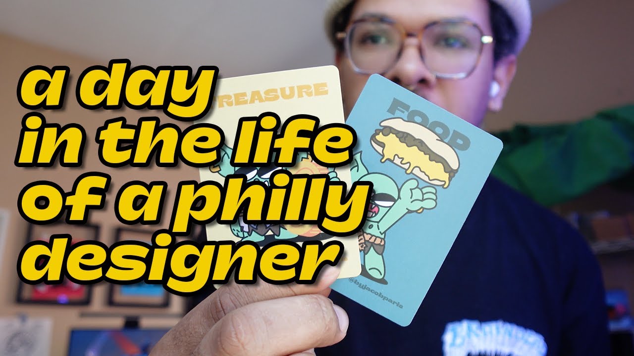 a day in my life as a (philly) graphic designer