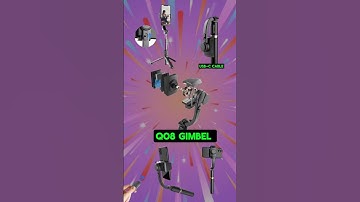 Q08 Gimbal Stabilizer Handheld Blutooth Selfie Stick. Under 1,500/-  ब्लूटूथ सेल्फी स्टिक. #shorts
