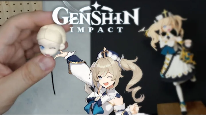 Barbara / making clay anime figure tutorial / Gens...