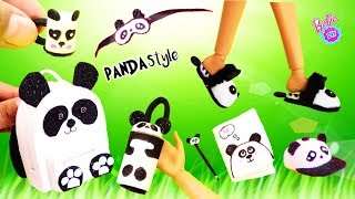 🐼 DIY-Muchos Accesorios de PANDA para tu Colección de MUÑECAS Barbie MANUALIDADES en miniatura!