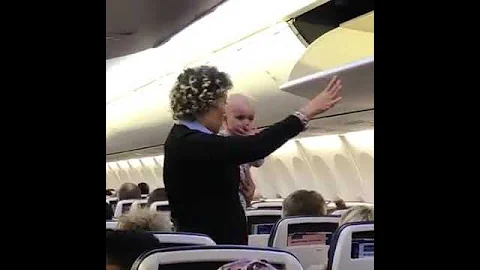 ¿Qué ocurre si un bebé llora durante el vuelo?