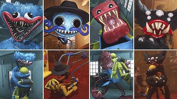 ALL NEW JUMPSCARES 1ST vs 3RD person - Project: Playtime