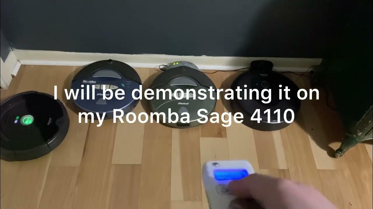 Demo of the iRobot Roomba Scheduler remote YouTube