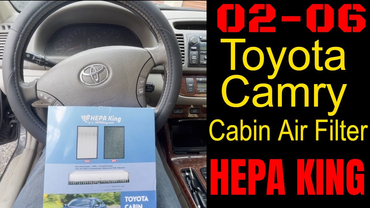 shepherd Manhattan On the verge 2002-2006 Toyota Camry Cabin Air Filter Replacement - HEPA KING - YouTube