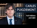 Carles Puigdemont | Full Address and Q&A | Oxford Union