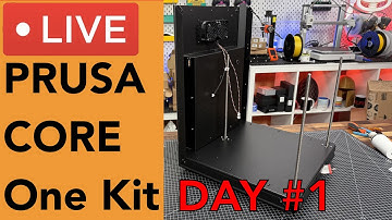 🔥 Prusa CORE One Kit Build 🔥 Day 1 - Base Frame + Electronics